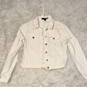 Forever 21 Off-White Denim Jacket